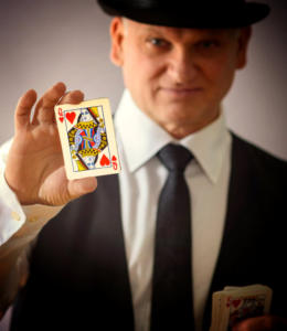 Close up magician George Stas