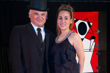 George Stas and Assistant Carli.