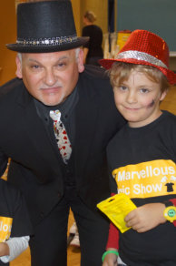 Fun at the Marvellous Magic Show for Puddle Jumpers Inc. 
