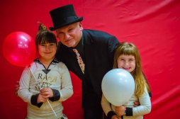 Magic and a couple of happy young ladies....